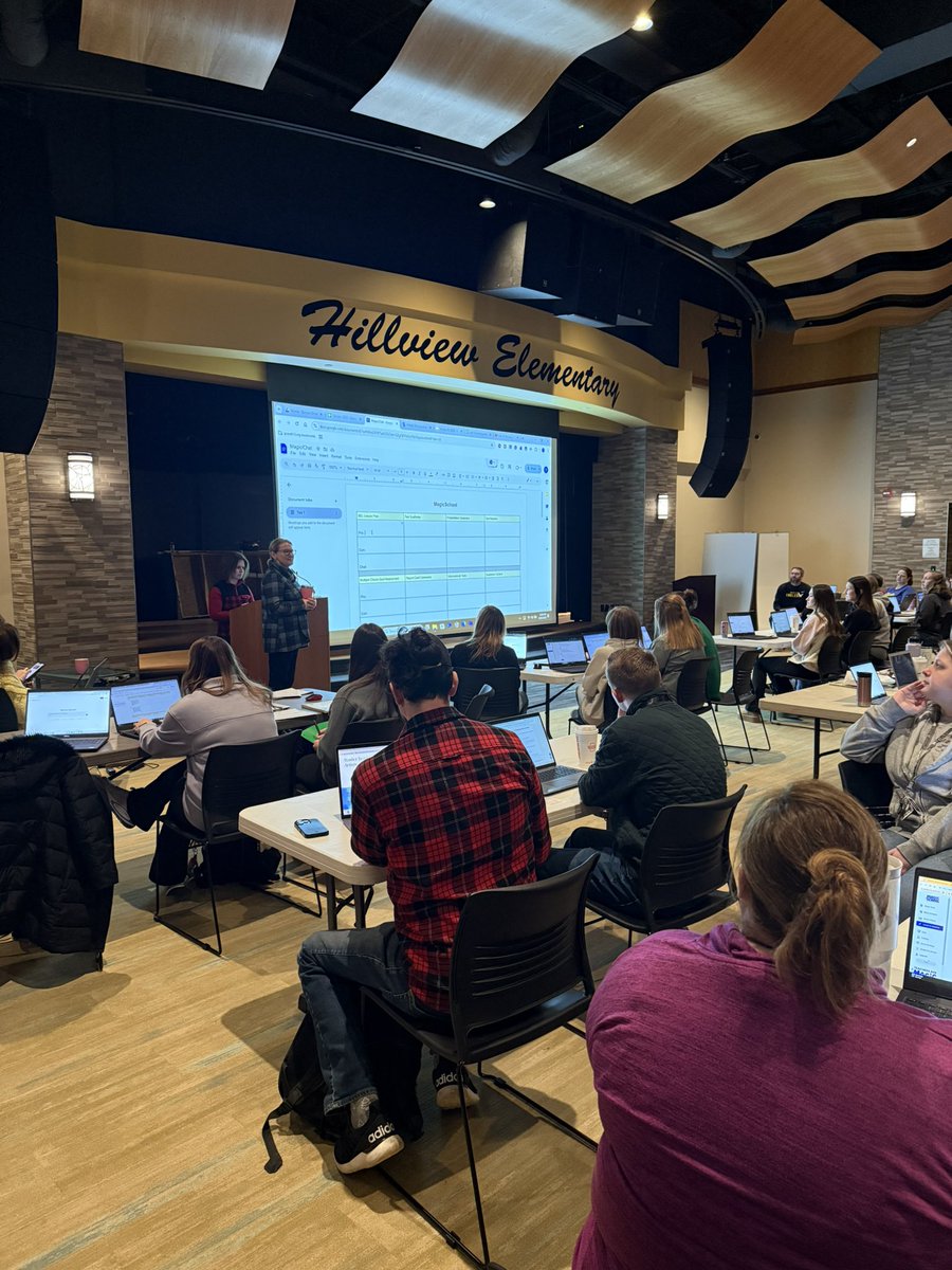 JoshuaJWeaver's tweet image. Exploring the us of AI @GCASDK12 this morning.   Our elementary staff is hard at work in an effort to use AI tools to multiply their efforts and make our work more efficient.  #GCASDproud #workingsmart