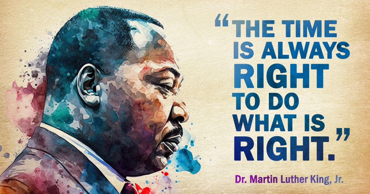 Honoring Dr. Martin Luther King, Jr., and his legacy of #equality.