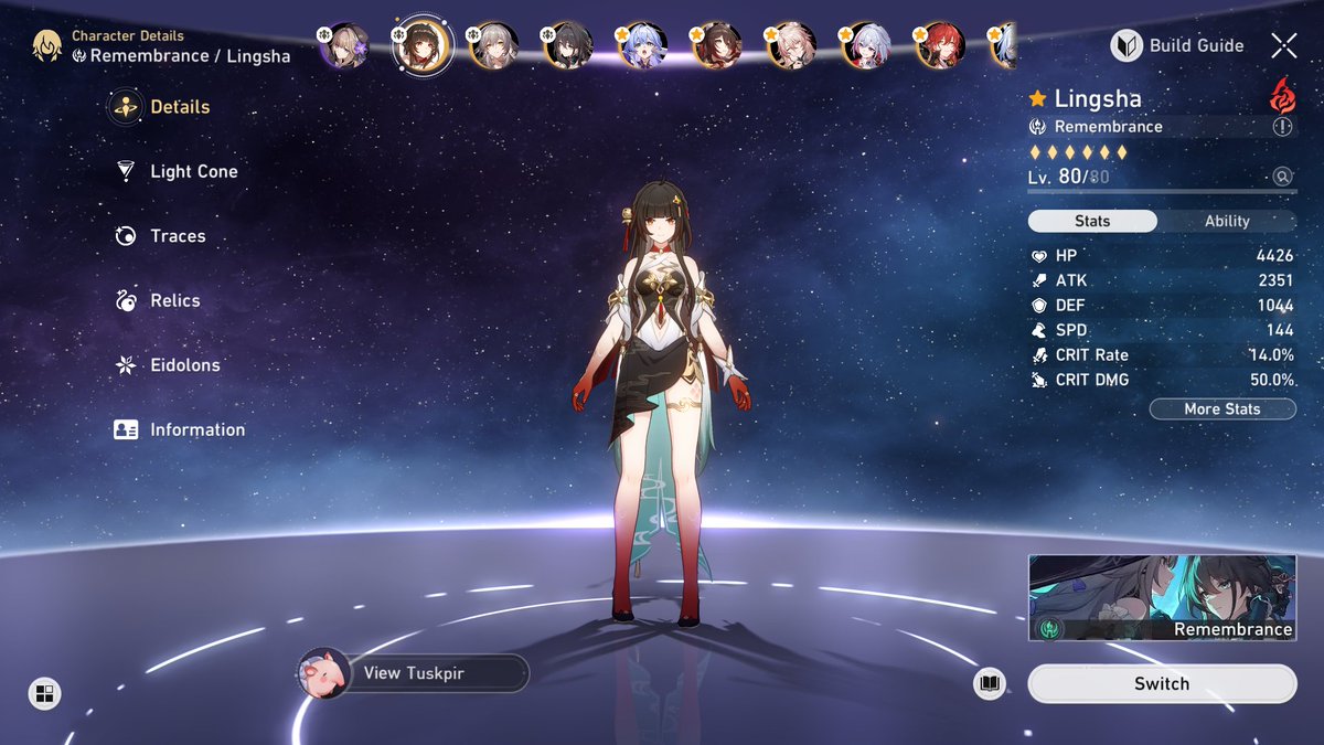 timelylingsha's tweet photo. // hsr leaks 3.4

Lingsha will going to have the ability to change her path and her next path will be Fire Rememberance,  where she summons Tuskpir in battle. Her kit will include a field where allies will regenerate hp and energy, deal increased dmg obtain All Type Res-PEN.  stc https://t.co/rh6OKCawLB