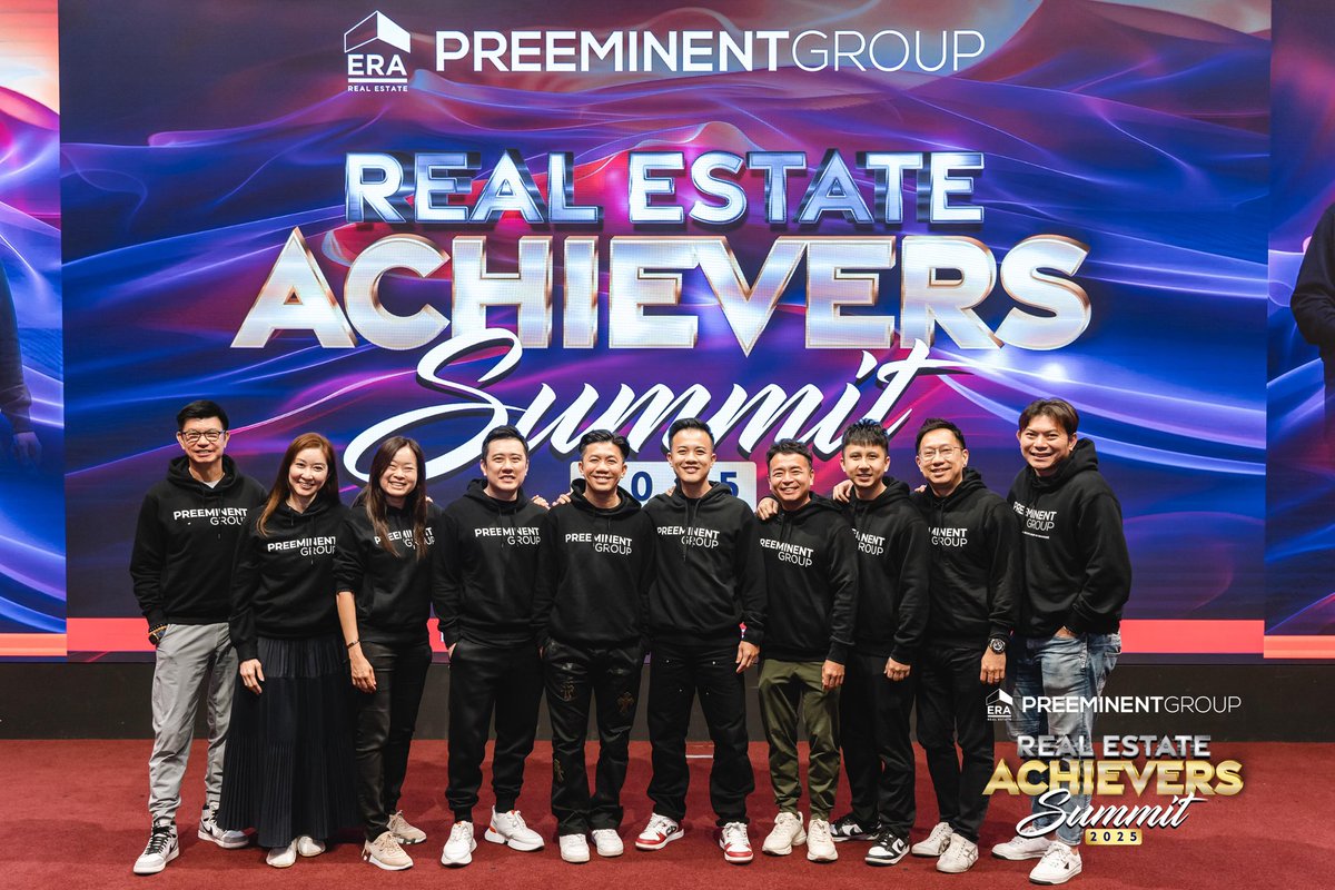 JoeyYapRealtor's tweet photo. What an electrifying and fulfilling day at our Preeminent Group Real Estate Achievers Summit 2025!

Power, unity and boundless ambition - our summit was a true testament to what Preeminent Group stands for.
market.

#PreeminentGroup
#OneERA
#WeAreERA https://t.co/ri0WfIfTjl