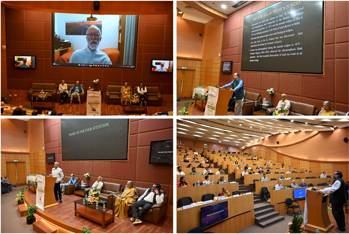 IIABengaluru's tweet photo. We welcome participants of the "Sun, Space Weather &amp; Solar-Stellar Connection" Conference from 20-24 Jan. 
DST Secretary @karandi65, AS Kiran Kumar @ISRO, J. Leibacher &amp; others ... 1/n

@IndiaDST @DrJitendraSingh @karandi65 @PrinSciAdvGoI @fiddlingstars @Indus_SolPhy #KSO125 https://t.co/PPvYewYvA1