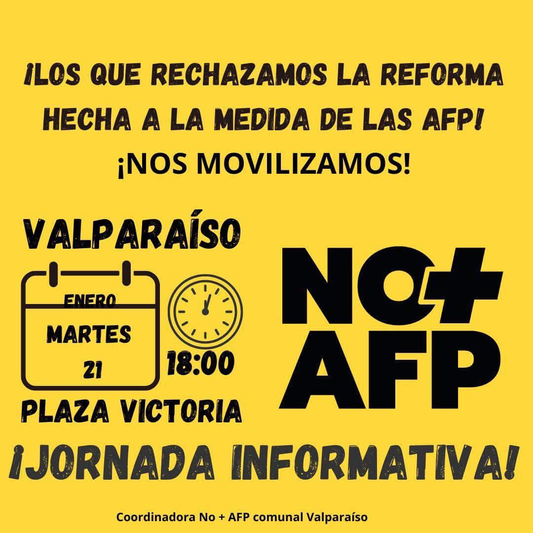 Coordinadora No+AFP tweet media