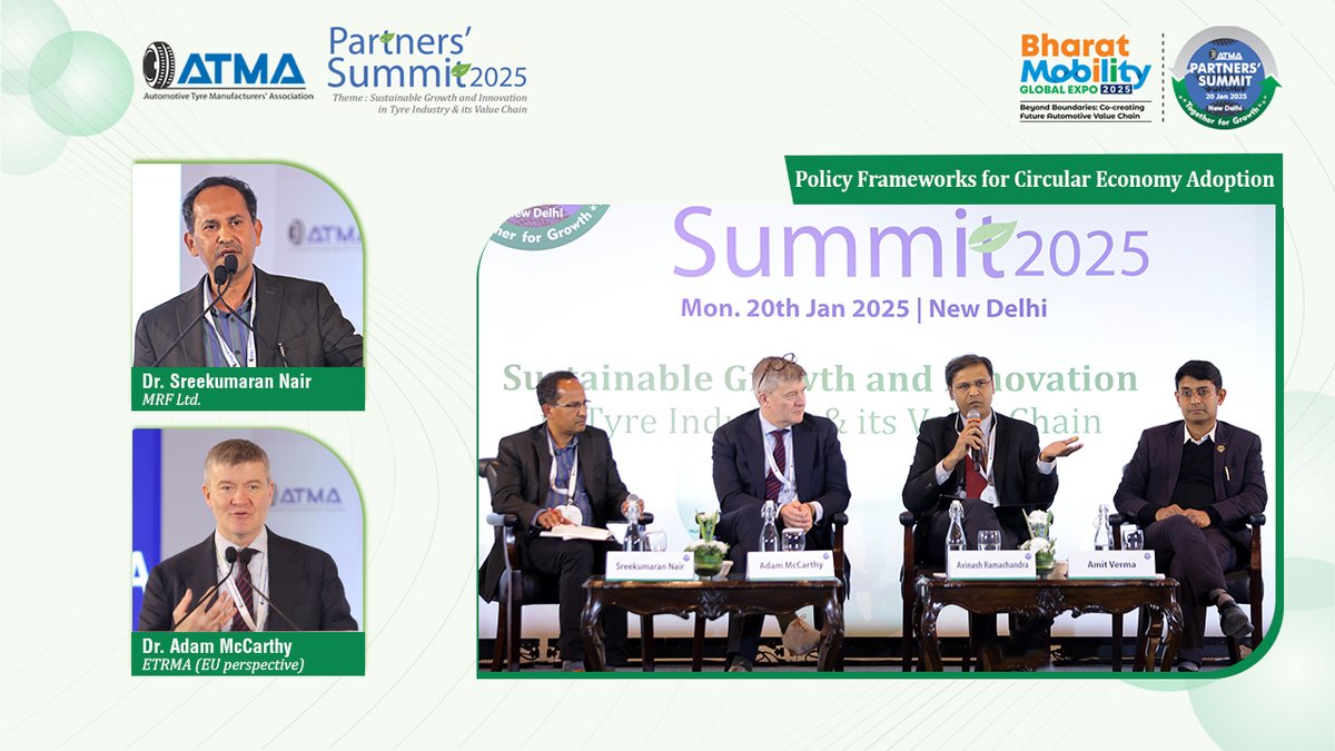 atmaindia_org's tweet photo. &amp; Mr. Avinash Ramachandra, Executive Director - Corporate Affairs, KPMG. The EU perspective as provided by Dr. Adam McCarthy was really insightful.
#ATMAPartnersSummit2025 #CircularEconomy #Sustainability https://t.co/R6HKRcf0lR