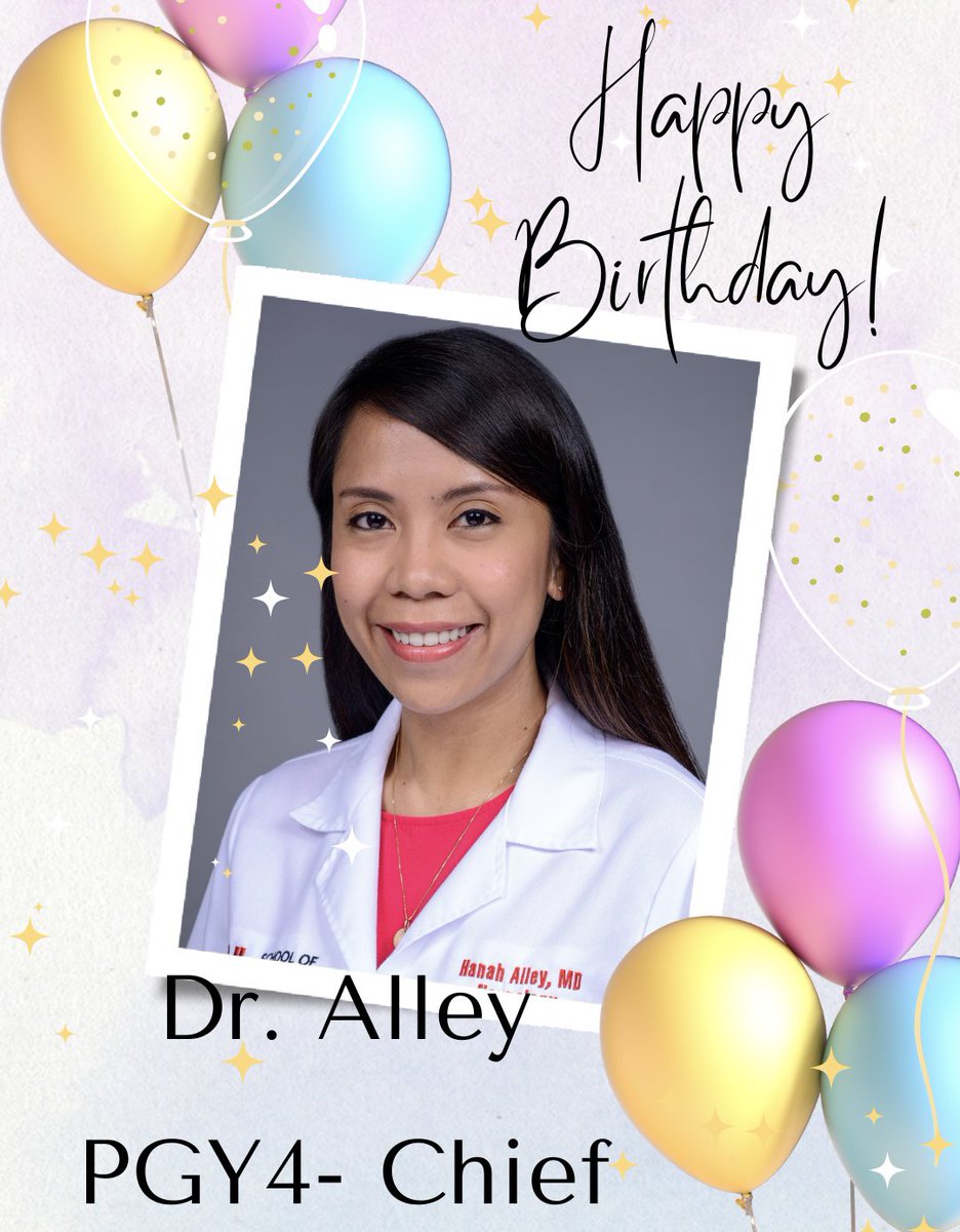 #happybirthday to scheduling chief, Dr. Alley! 🧠🎂🤩🥳 Enjoy your day!! #birthdayvibes #nmatch2025 #residentwellness