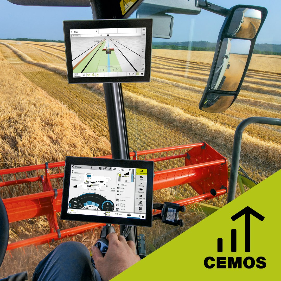 CEMOS: The Heart of CLAAS Combine EfficiencyImprove your harvest with CEMOS—the advanced operator assistance system boosting productivity since 2010.

Stop by 316 Equipment to see how you can save on the CEMOS automation packages for 2025 TRION and LEXION combine models.