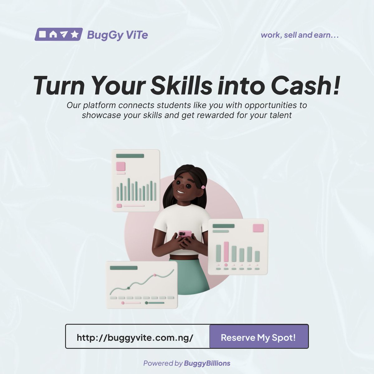 buggyvite's tweet photo. Discover BugGy ViTe - the platform linking buyers with creators! Whether you need talent or want to monetize your skills, join our waitlist at https://t.co/SQrTCTcW6V and connect, collaborate, succeed! #BugGyViTe #CreatorsMarketplace #buy&amp;sell #connect #retweet https://t.co/vkcYuSNiGG