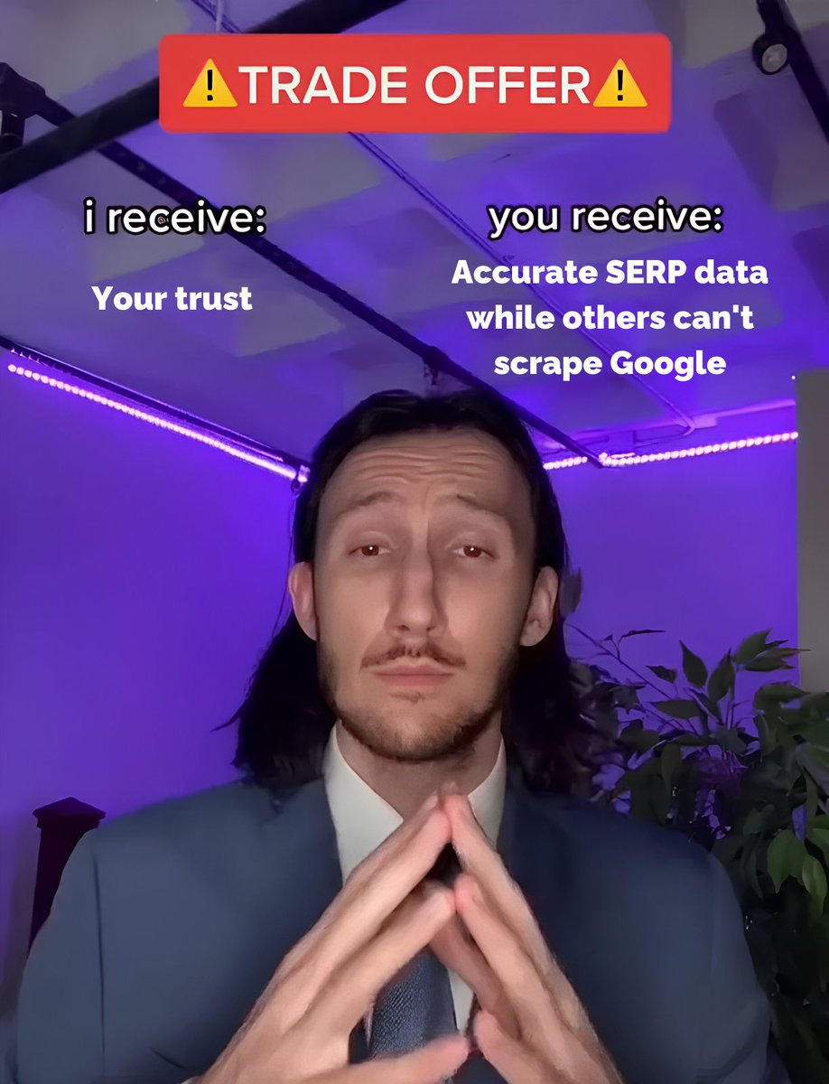 dataforseo's tweet image. 🗿While other SEO tools and APIs report incomplete data when scraping Google, our API keeps delivering full SERP results.
Business as usual at DataForSEO 🦾 #serpapi #googleserp #seoresults #seoapi #scraping
If you need reliable SERP data right now, check this ⬇️