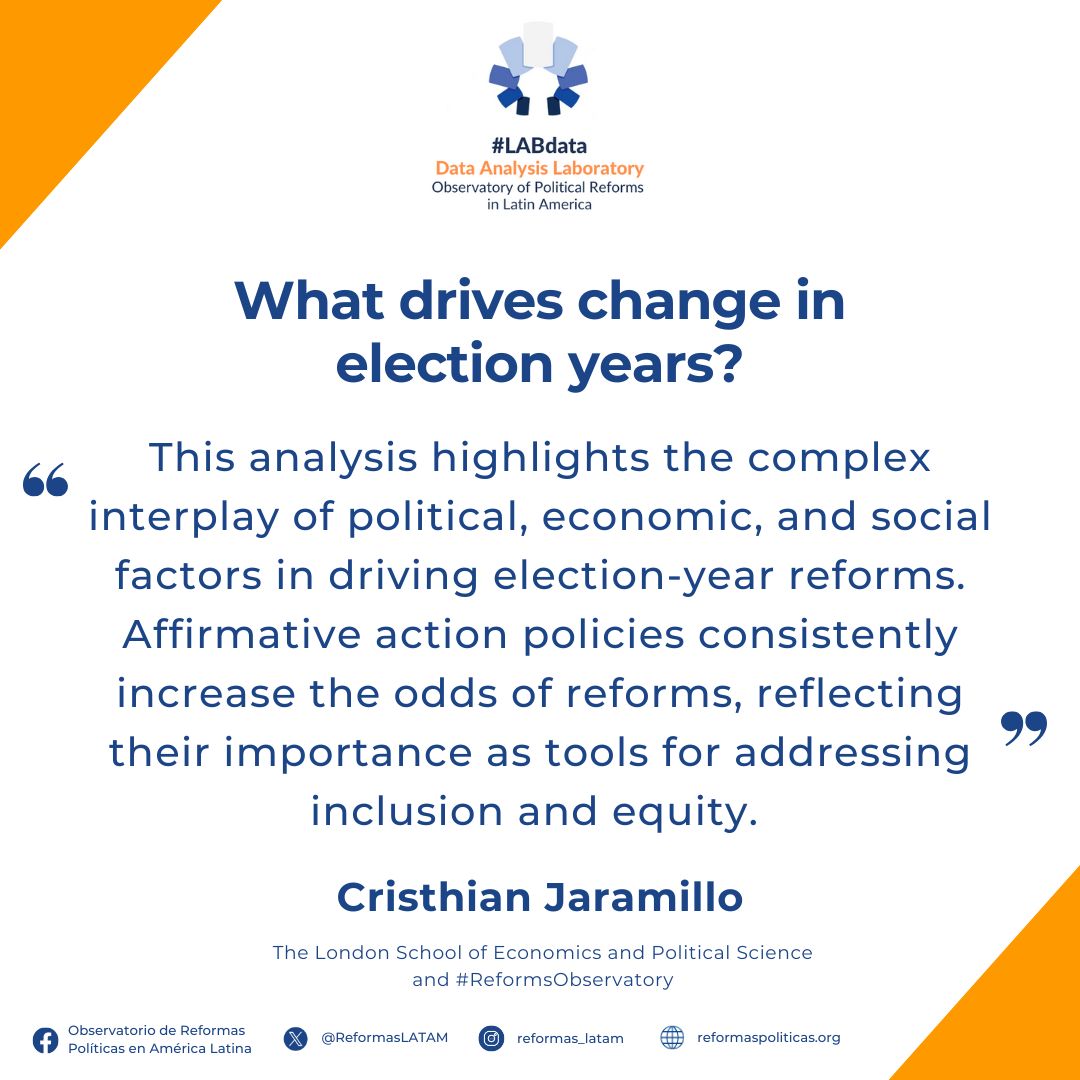 Observatorio de Reformas Políticas América Latina tweet media