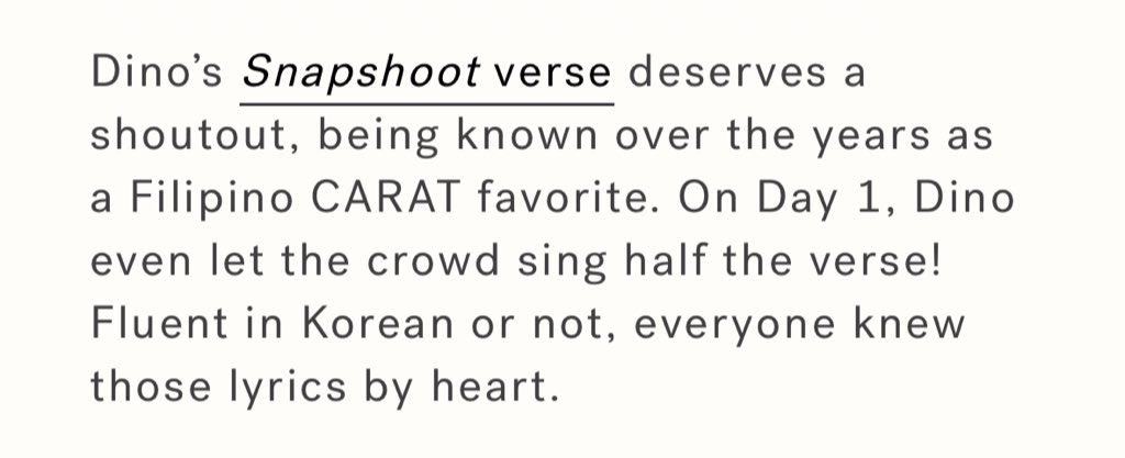 dino's snap shoot verse getting the recognition it deserves