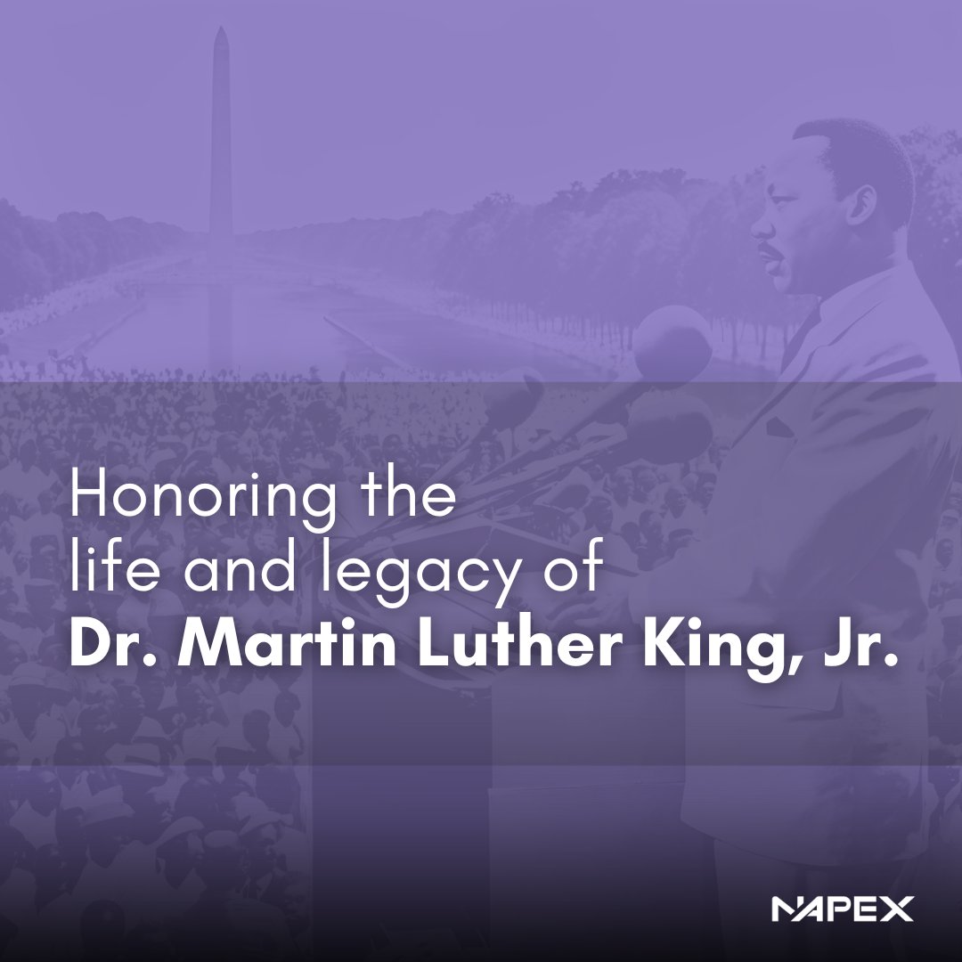 NAPEX_Alliance's tweet image. Happy MLK Day from the National Alliance of APEX Accelerators! Today, we honor Dr. Martin Luther King Jr.&apos;s life, legacy, and the dream he so passionately worked to make a reality.

#MLKDay #HonoringTheDream #APEXAccelerators #NAPEX