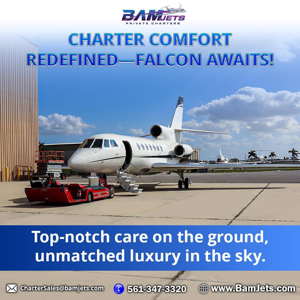 BamJets's tweet photo. Effortless travel. Unmatched service. Your journey, redefined.

Book your charter today: 561-347-3320
Email: chartersales@bamjets.com
Learn More: https://t.co/gTwxbnmPZG

#BAMJets #flying #aviation #aircraft #jetlife #jets #travel #privatejetcharter #luxurytravel #privatejet https://t.co/5m8lqTvg41