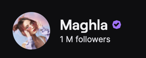 J'ai mon milli sur Twitch🥹 

Après 8 ans sur la plateforme, ça fait quelque chose quand même 
Merci d'être de plus en plus au rdv, de suivre les évolutions et les projets, merci d'avoir rendu cette aventure possible et d'envoyer autant d'amour ❤️