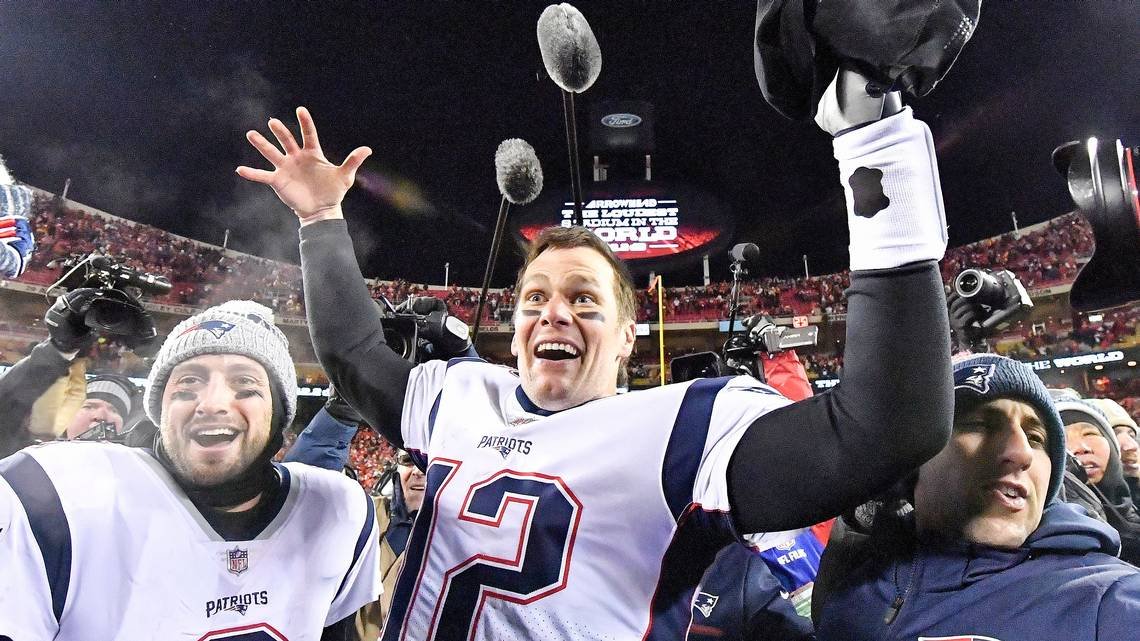 patriotslatam's tweet photo. Se cumplen seis años de la última final de conferencia de los Patriots. 

Fue 37 a 31 ante los Chiefs en Arrowhead, en lo que marcó tal vez uno de los mayores hitos de la Dinastía para que New England fuera a ganar su último Super Bowl.

Abrimos hilo para recordar este momento. https://t.co/qVjenxLk1Z