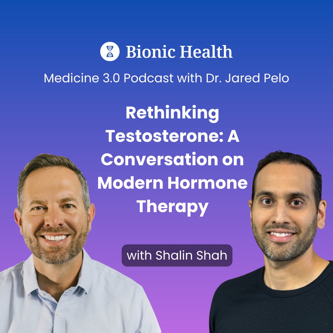 🔬 Testosterone isn't just for men - it's vital for everyone!

Dr. Shalin Shah breaks down latest science on this crucial metabolic hormone. Learn why it matters for heart health, brain function, and how daily oral treatments are changing the game.

🎧 New podcast episode live