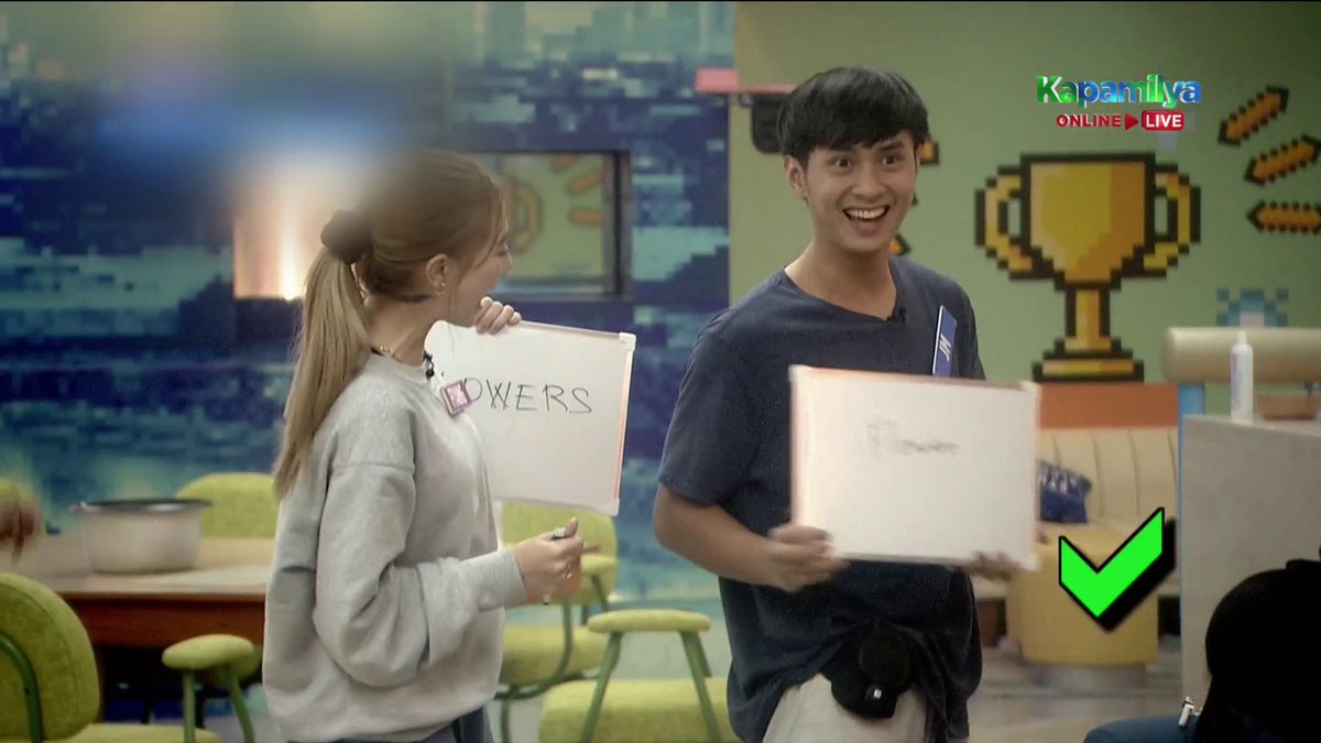 PBBabscbn's tweet photo. compatibility test check! ✅ 😍

#PBBGen11Kiligabolabol https://t.co/V9ZoSSpJws