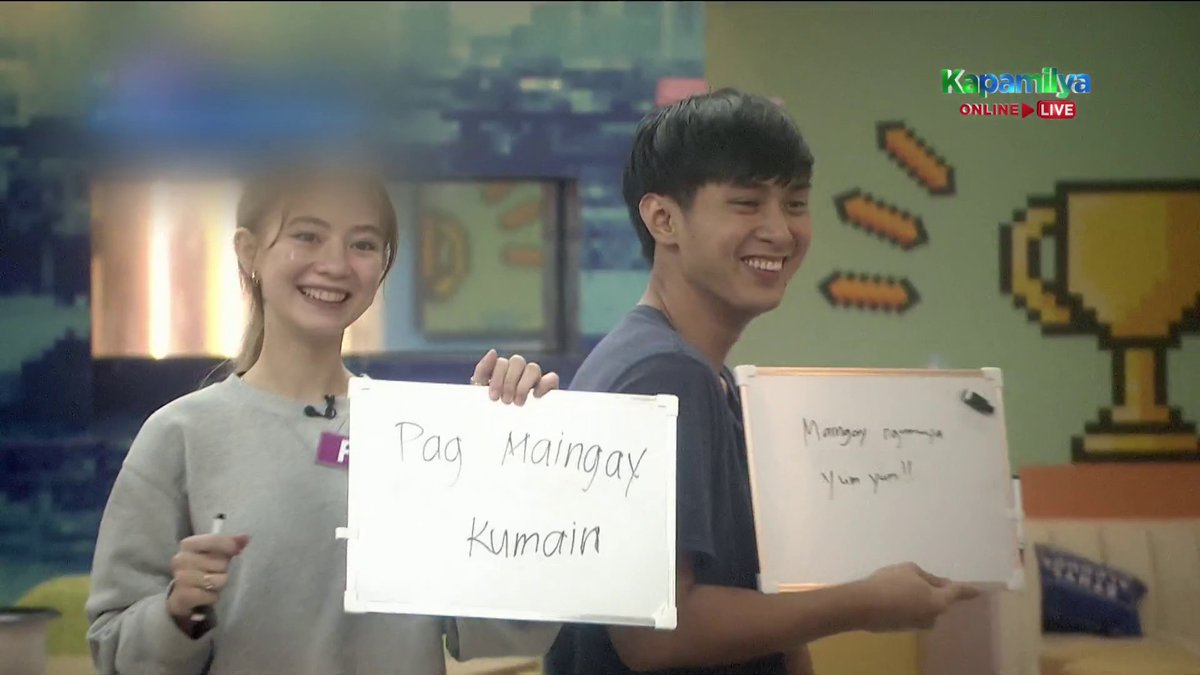 PBBabscbn's tweet photo. compatibility test check! ✅ 😍

#PBBGen11Kiligabolabol https://t.co/V9ZoSSpJws