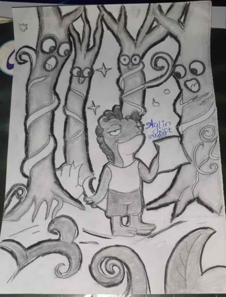 AylinNft_'s tweet photo. 2. Following the map, Jimmy entered a forest where trees whispered secrets and vines danced 
#JimmyAdventure 
@dbased1679231 @HolyKid
@BeautyS75489
#JimmyAdventure @MelancholyJimmy https://t.co/FNAdCSPjiy