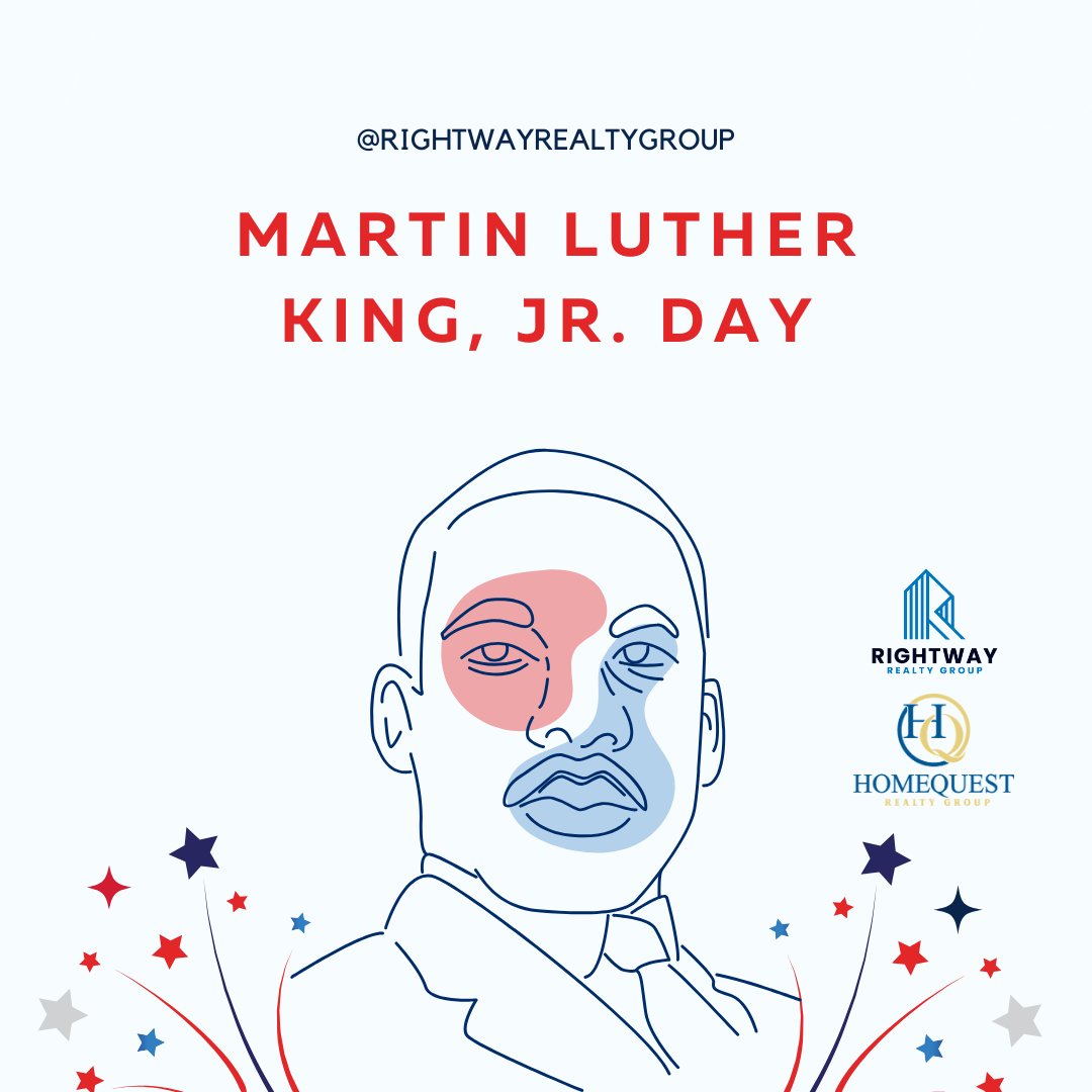 RightWayNJ's tweet photo. Today, we honor the life and legacy of Dr. Martin Luther King Jr., whose vision of equality and service inspires us all. 💙

Let’s take a moment to ask ourselves: How can we give back to our communities to build a better future?

#MLKDay #EqualityForAll #RightWayRealty https://t.co/Nsb34YaKNC