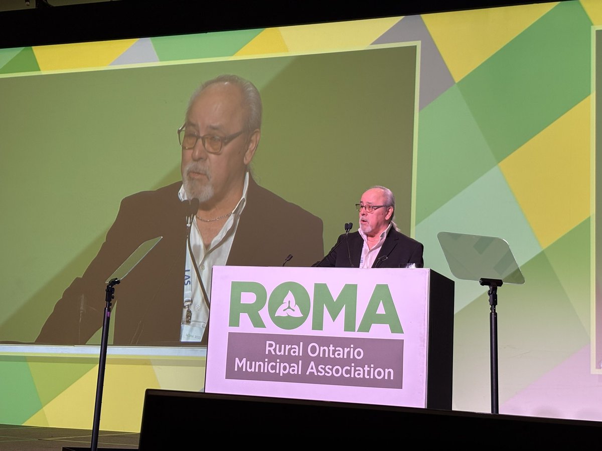 ROMA (@roma_ont) on Twitter photo .<a href="/mcfirstnation/">Mississaugas of the Credit First Nation</a> Councillor @larrysault welcomes delegates and speaks to how leaders can work to build relationships between First Nations and municipal governments-and that benefits all. .<a href="/mcfirstnation/">Mississaugas of the Credit First Nation</a> Councillor @larrysault welcomes delegates and speaks to how leaders can work to build relationships between First Nations and municipal governments-and that benefits all.