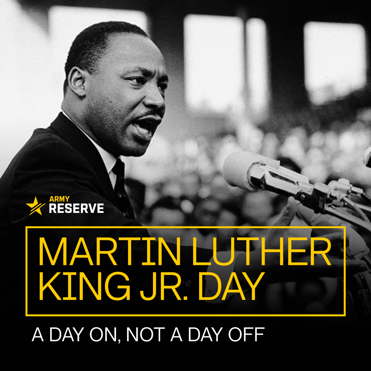 USArmyReserve's tweet photo. On January 20, 2025, the Dr. Martin Luther King, Jr. holiday will mark the 30th anniversary as a #NationalDayOfService. This day was established to honor Dr. King's life and legacy and encourage all Americans to volunteer to improve their communities. #MLKDay #MakingADifference https://t.co/gM8zMTuh8t