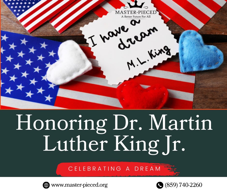 MPieced's tweet photo. We honor the legacy of Dr. Martin Luther King Jr., a beacon of hope and a champion for justice. His vision of equality and courage to dream big inspires us to push boundaries and lift each other up. ⁠
#MLKDay #DreamTogether #EqualityForAll  #mlkday#ihaveadream #civilrights https://t.co/BueQLI2IGm