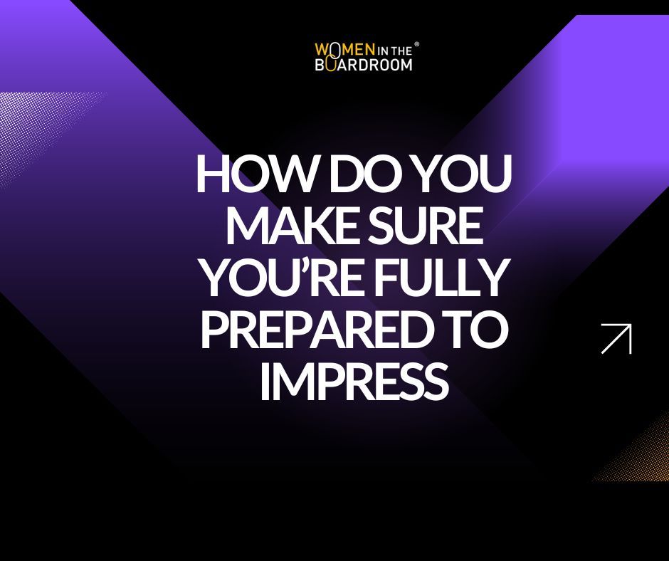 If you’re pursuing a corporate board seat, preparing for the interview is a critical step—and we covered everything you need to know in our recent webinar. 

buff.ly/4gPC1ig. 

#womenintheboardroom #boardroomsuccess #womenonboards #leadershipmatters