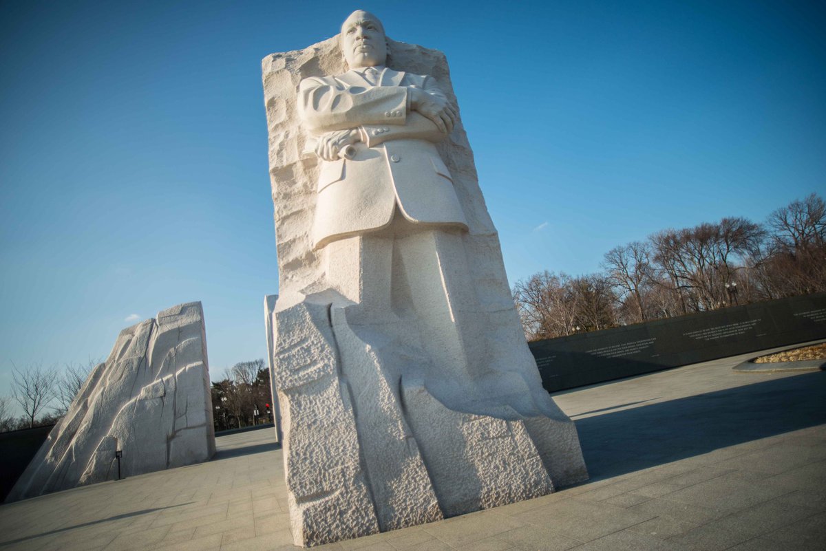 DerekImage's tweet image. Today I want to reflect on Martin Luther King Jr on his holiday. 
Here is his memorial that stands in Washington DC.
We humans can still be decent to each other.
#DerekImage #MLKDay #BeDecentToEachOther