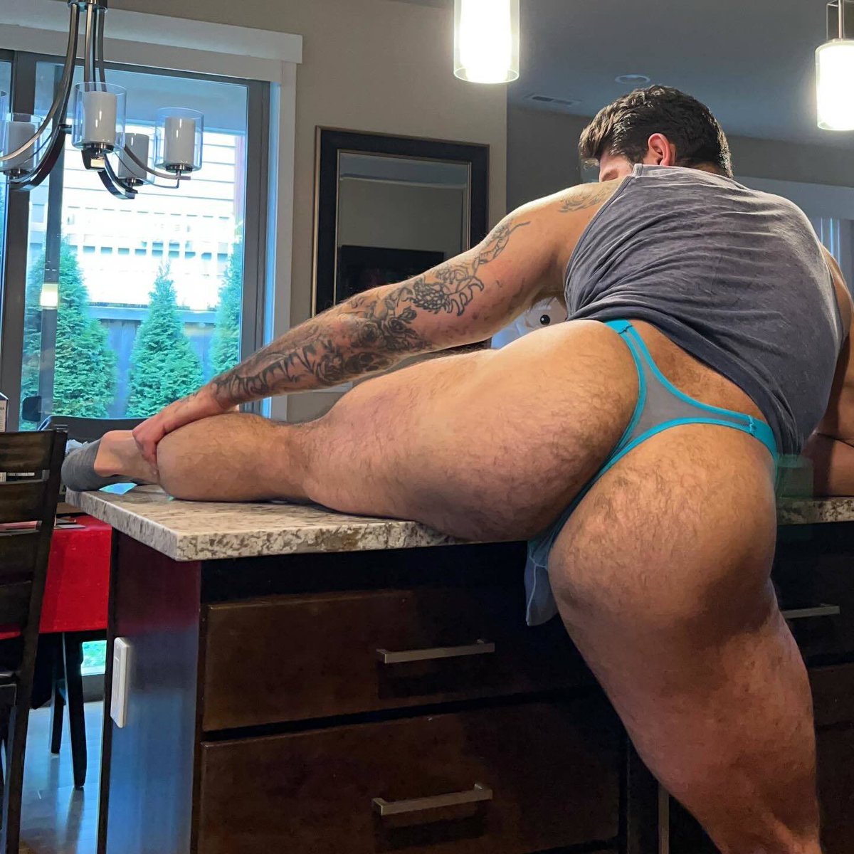 SniffNTell's tweet photo. He must leave his thongs so warm and musky after a full day. Fuuuck. https://t.co/R3GzsmISCI
