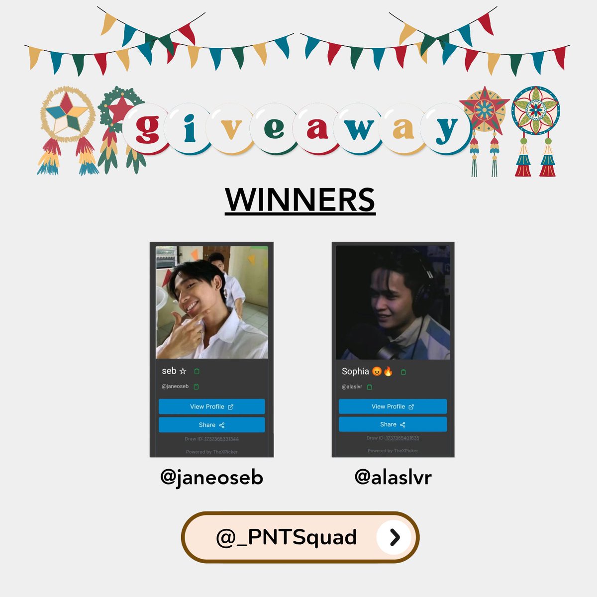 Congratulations to our CSE Kit winners - <a href="/janeoseb/">seb ˙𐃷˙</a> and @alaslvr! 🎉

Kindly DM us to claim your prize. 

Thank you to everyone who joined!