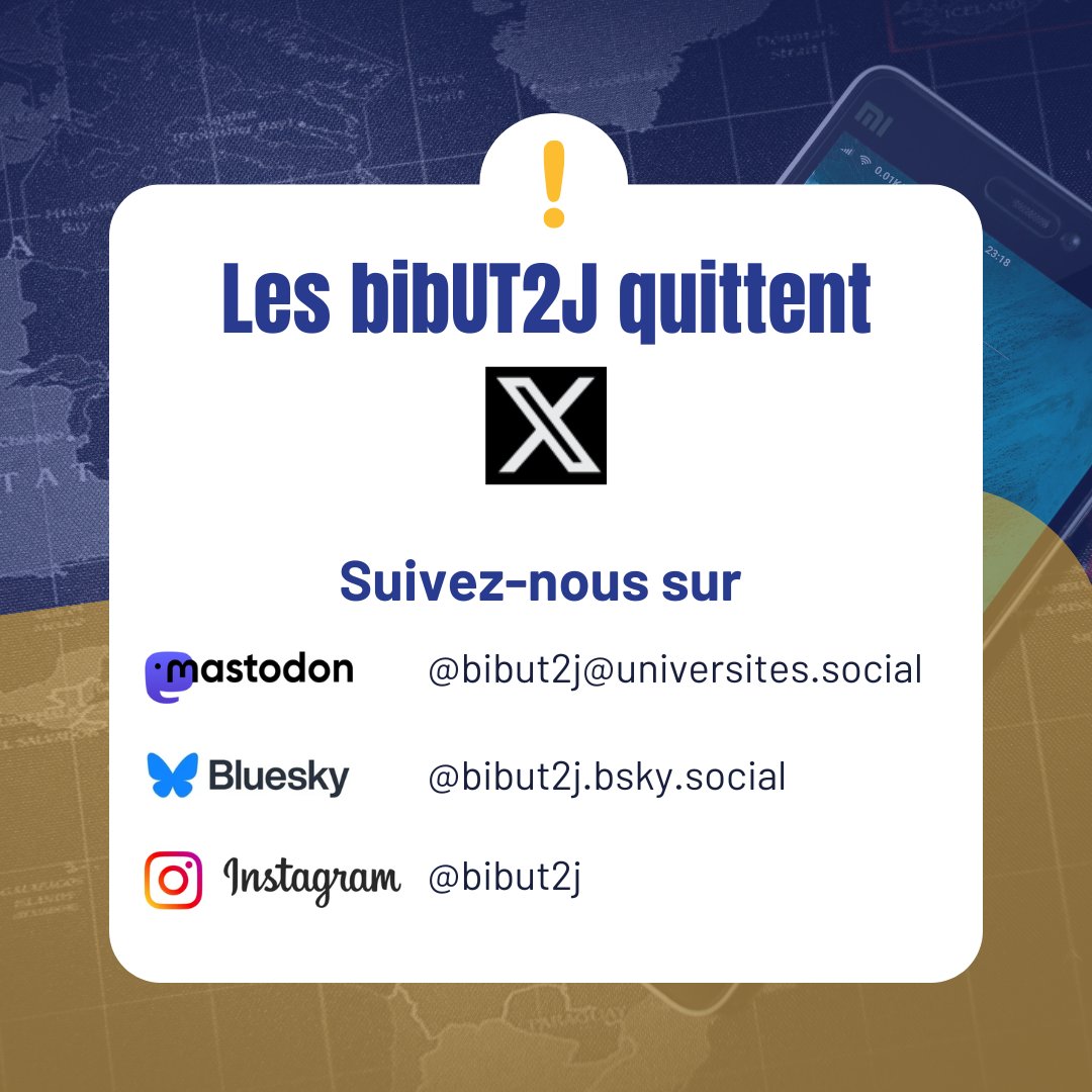 Les BU de l'UT2J tweet media