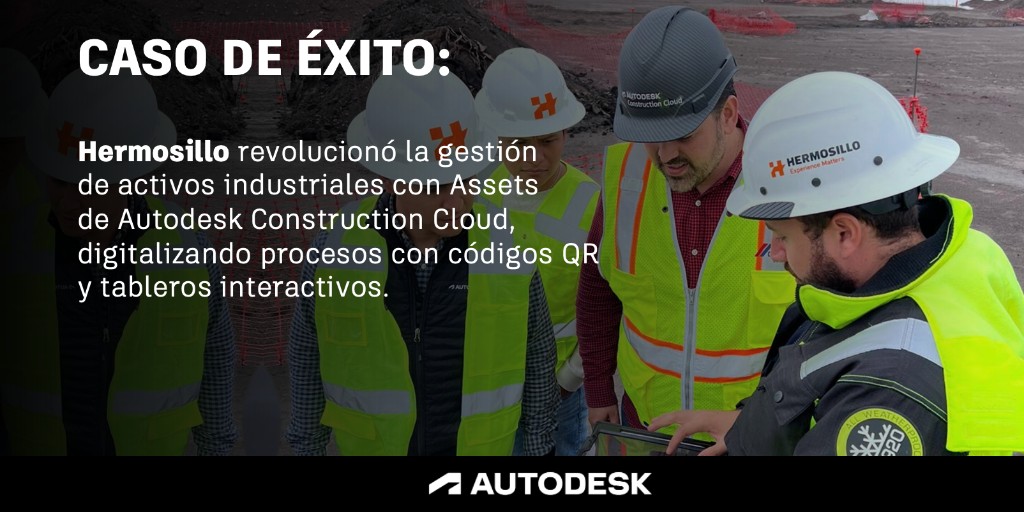 AutodeskLATAM's tweet image. #Nuevo #casodeéxito 🏆 
@HMObuilds revolucionó la gestión de activos industriales con #Assets de #AutodeskConstructionCloud, digitalizando procesos con códigos QR y tableros interactivos, lograron un monitoreo integral en tiempo real. autodesk.com/mx/customer-st…