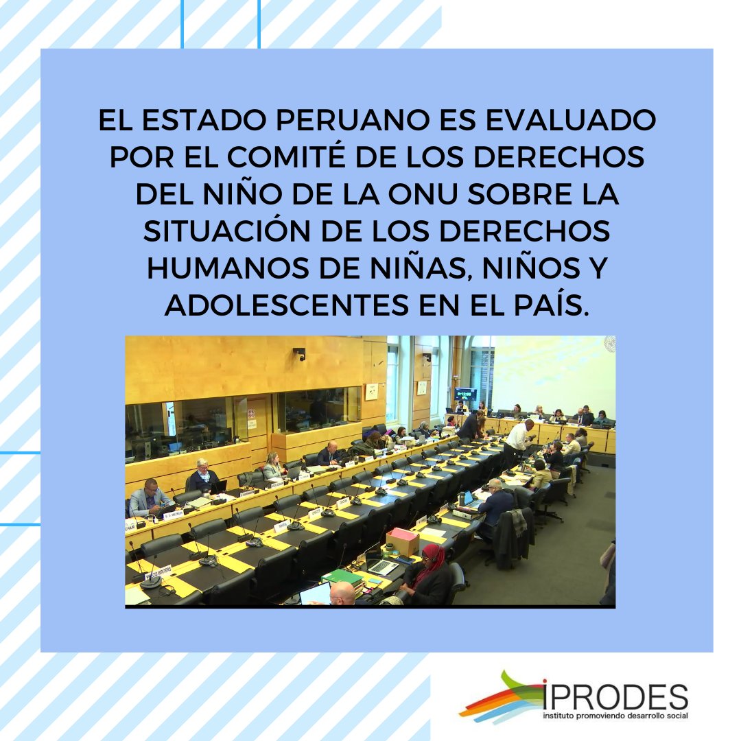 IprodesPeru's tweet photo. #AHORA 
⚠️El Estado peruano 🇵🇪 es evaluado por el Comité de los Derechos del Niño @UNChildRights1  de la @ONU_es sobre la situación de los derechos de niñas, niños y adolescentes en el país.
En vivo 👇: 
https://t.co/zKkzY7Crnd
@MimpPeru @accionplninos @UNICEFperu @AldeasSOSPeru https://t.co/Bqcv88VmU5