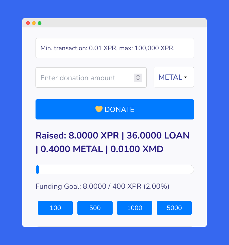alvosec's tweet photo. 🤝 Shipping new update on #GeneroX
✅ Multiple tokens supported: $XPR, $METAL, $LOAN, $XMD
✅ Fixed bugs & improved performance
✅ SEO friendly
https://t.co/1X4iwZg23H https://t.co/bzjelWJq58