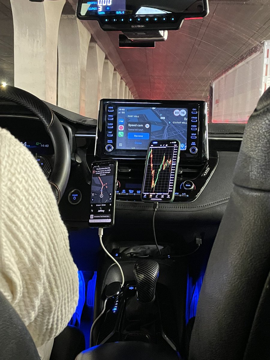 Stuck in traffic in Barcelona and my driver is trading gold at 1:500 leverage on <a href="/ICMarkets_EU/">ICMarkets_EU</a>. We are celebrating his wins and debating optimal stop-loss-order settings. I never thought of trading as a spectator activity before now.