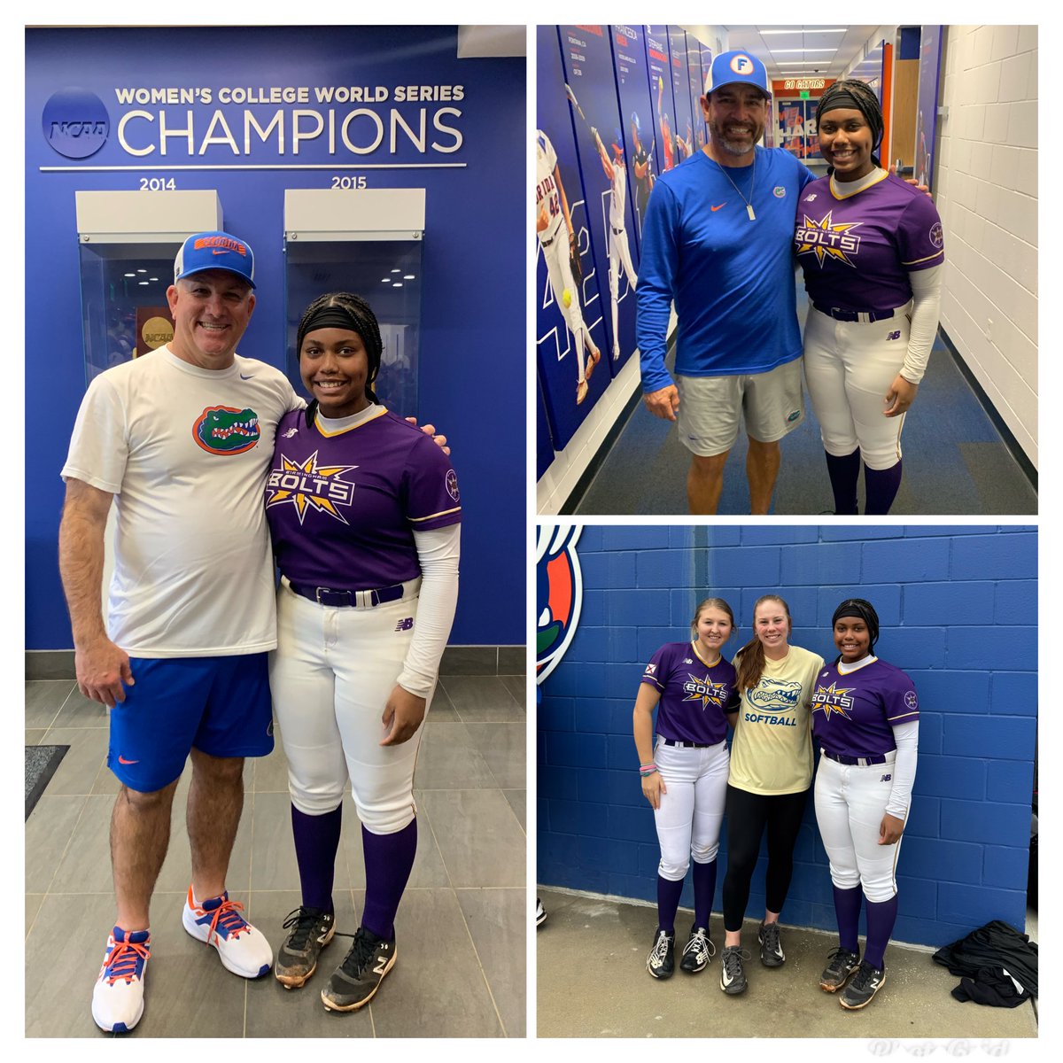 Had a great time in Gainesville at <a href="/GatorsSB/">Gators Softball</a> prospect camp. Thank you Coach <a href="/_TimWalton/">Tim Walton</a> and <a href="/Coach_AT/">Aric Thomas</a> for putting on such an excellent camp. Go Gators 🧡💙🐊!  <a href="/BhamBolts2027/">Birmingham Thunderbolts Premier 2027-Alford/Rocky</a>  <a href="/svanbrak/">Stephanie VanBrakle Prothro 🥋</a> <a href="/erincoffel5/">Erin Coffel</a> <a href="/FranEnea10/">Francesca Enea</a>