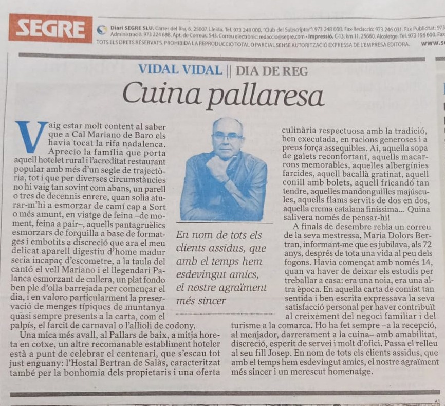 📰"Cuina pallaresa", article de Vidal Vidal al diari <a href="/SEGREcom/">SEGRE</a>
segre.com/ca/opinio/dia-…