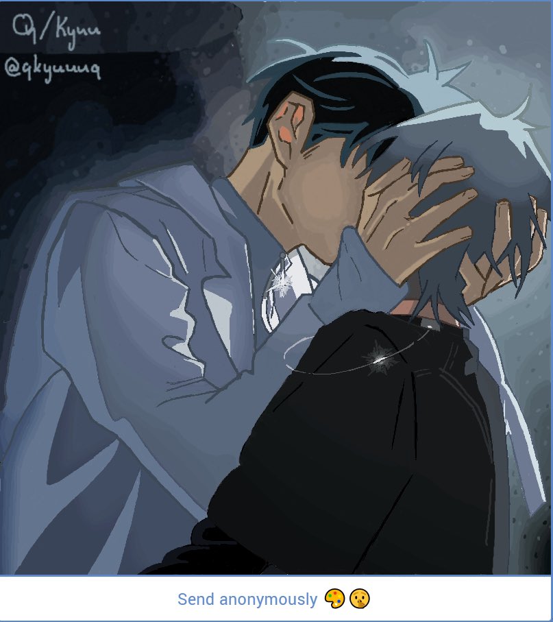 qkyuuuq's tweet image. the artist:                                      the sp art: