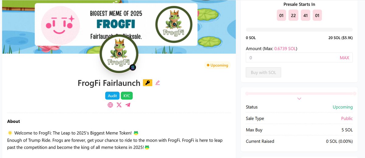 $FrogFi Token tweet media