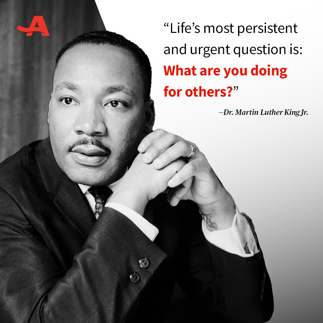 On MLK Day, we celebrate Dr. Martin Luther King Jr.'s legacy of service.
