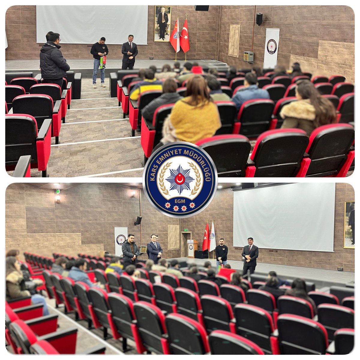KarsEmniyeti's tweet photo. İl Emniyet Müdürlüğümüz Terörle Mücadele Şube Müdürlüğü ve Çocuk Şube Müdürlüğü koordinesinde;
"Geçmişin İzinde Aydınlık Geleceğe Projesi" kapsamında İl Emniyet Müdürlüğümüz konferans salonunda 20.01.2025 günü saat:14:00'de Aile ve Sosyal Hizmetler İl Müdürlüğü Sevgi Evlerinde ikamet eden  20 öğrencimize film gösterimi yapılmış, gösterime katılım sağlayan öğrencilerimize ikramlarda bulunulmuştur.

@KarsValiligi 
@ziyapolat73