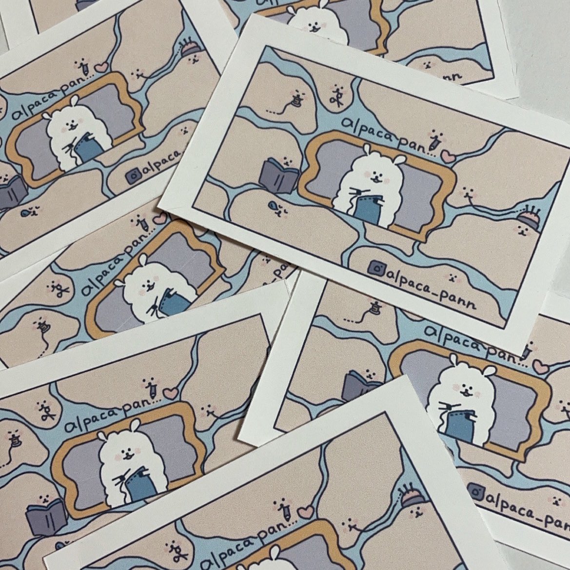 "alpaca pan"（ｱﾙﾊﾟｶﾊﾟﾝ）は3年前に自分で付けた名前です🦙何となく可愛いと思っただけで特に意味はないです💭#alpacapan