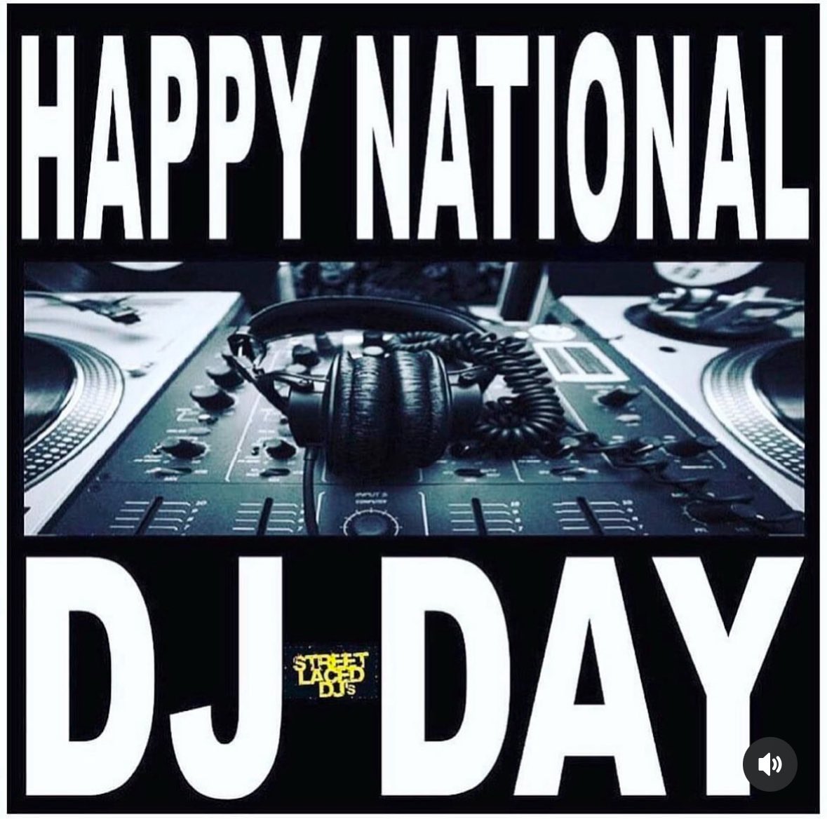 Happy #NationalDJDay! To the 45+ DJs on our #StreetLacedDJS Crew to ALL the #DJs across the land, we drop the beats🔊today in your honor! #GoDJ #WeDontPlayWeJustWin #DJLife