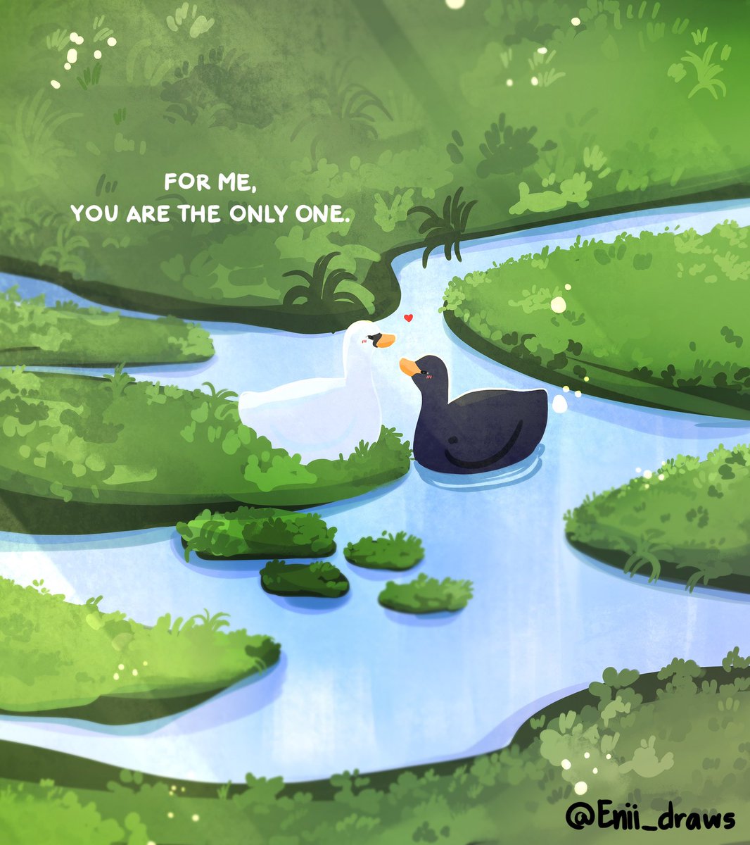 Enii_draws's tweet image. 🦢💕