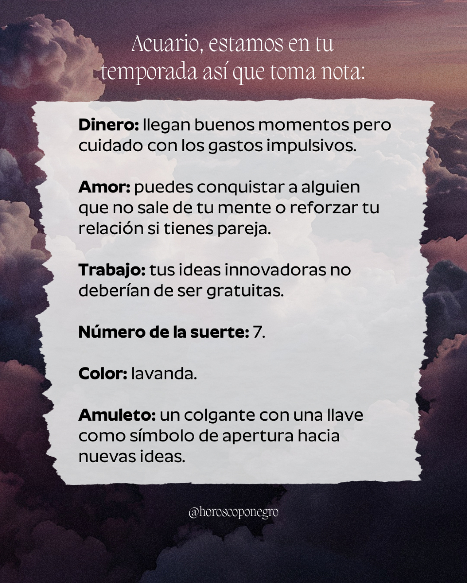 ¿Quieres saber cómo influirá la temporada de Acuario en tu vida? ✨ 🔮✨