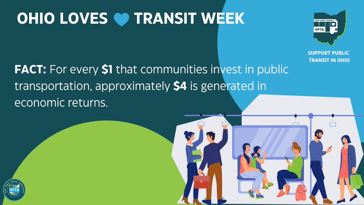 CARTSTransit's tweet image. Providing necessary transportation to our residents also helps with the local economy. A true win-win for all! #OhioLovesTransit #ohiolovestransit #ohiolovestransitday #ohioneedstransit #ohiolovestransitweek