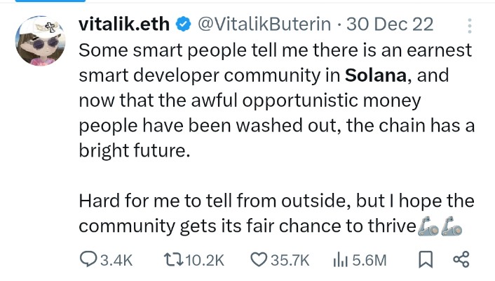 Wen $SOL <a href="/solana/">Solana</a> will return favor? He saved you when sol was tanking below 10$.