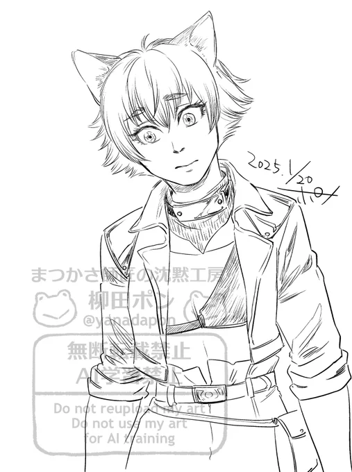 新作師弟漫画のキャラ。気の弱いネコ耳冒険者の女の子。
#創作 #オリジナル 