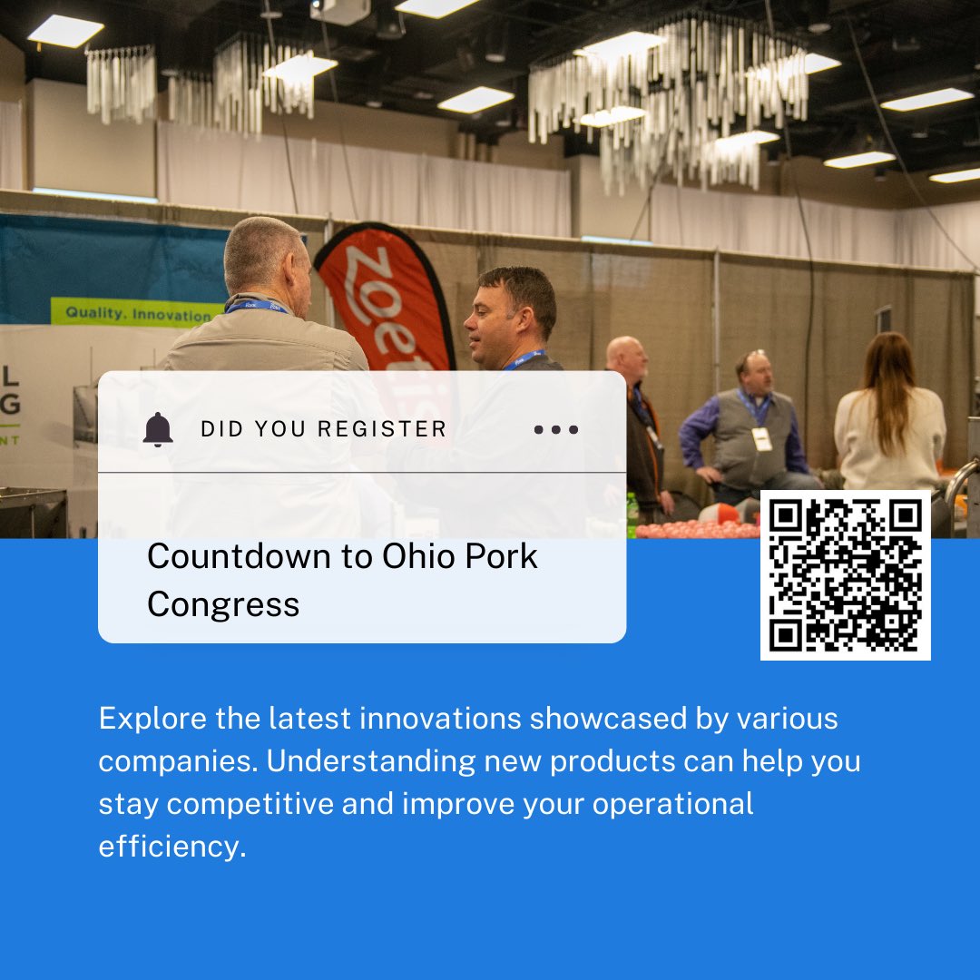 Discover everything the Ohio Pork Congress has to offer! From leadership development to animal health and even spanish learning sessions, you have the freedom to tailor your experience based on your role and interests in the pork industry. #OHPork 

ohioporkcongress.org