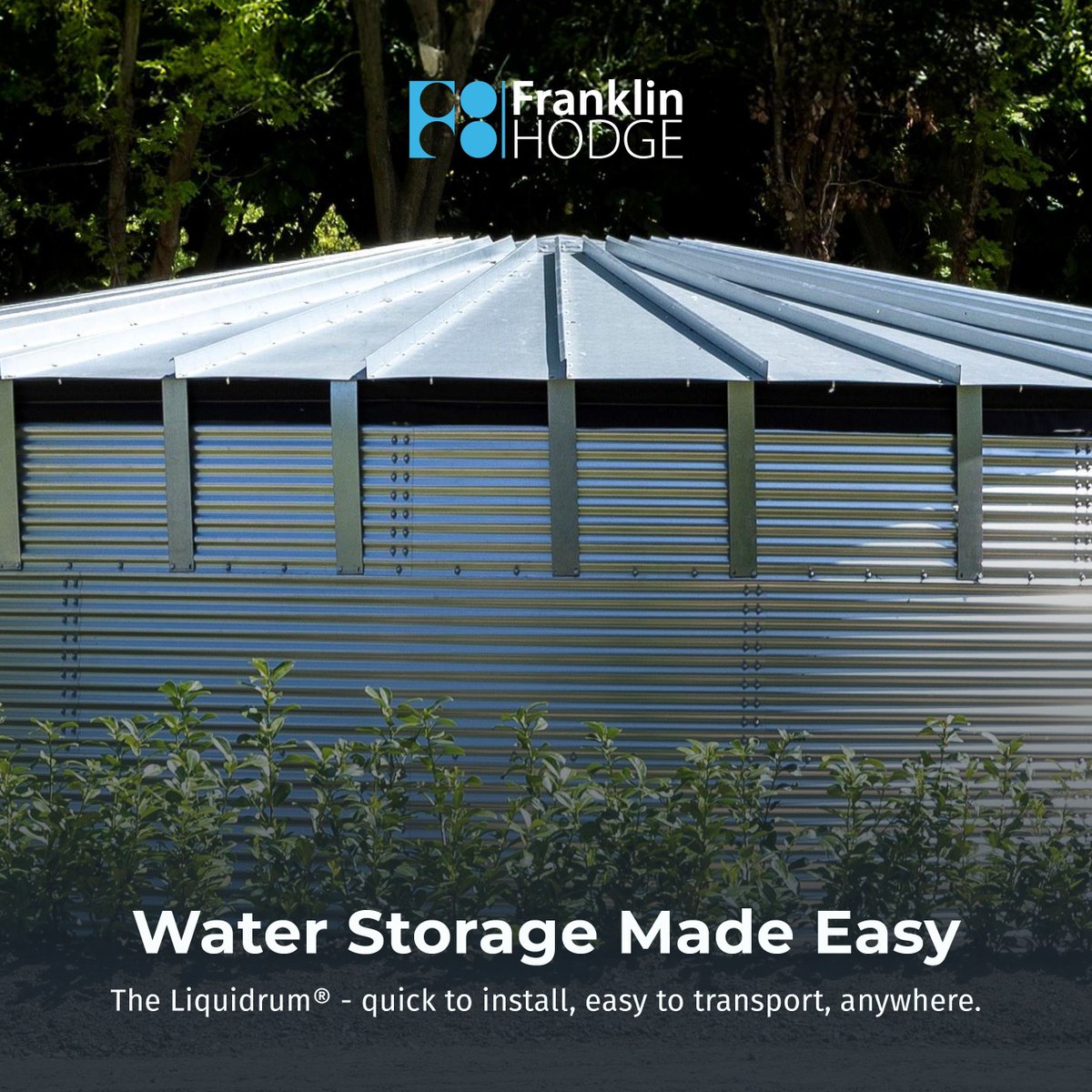 FranklinHodgeUK's tweet photo. Looking for a fast, cost-effective solution for emergency or temporary water storage? The Liquidrum® tank is your answer.
Discover the versatility of the Liquidrum® for your next water storage challenge: https://t.co/UaUMdG0WZy
#WaterStorage #TemporaryStorage #FranklinHodge https://t.co/5izEIhsLrs