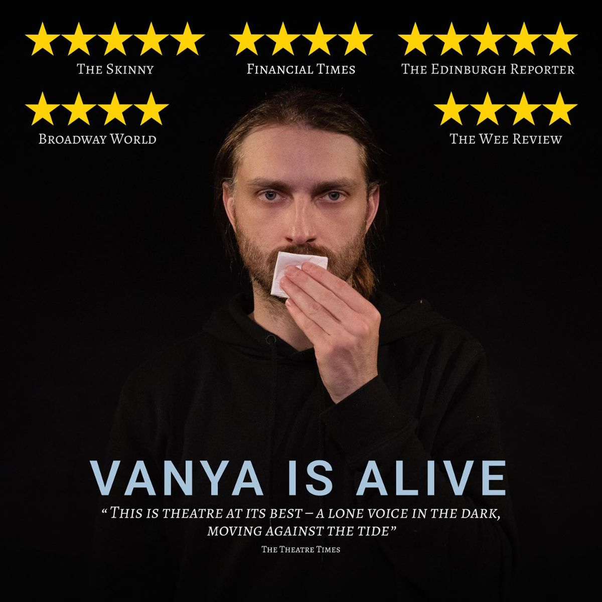 Our friends at @exchangetheatre are in partnership w/ L’Oeil Epissé Sur Ame Pure Theatre Company for <a href="/vanya_is_alive/">IVAN IS ALIVE</a> <a href="/OmnibusTheatre/">Omnibus Theatre</a>  4-6 February 2025 : omnibus-clapham.org/vanya-is-alive/